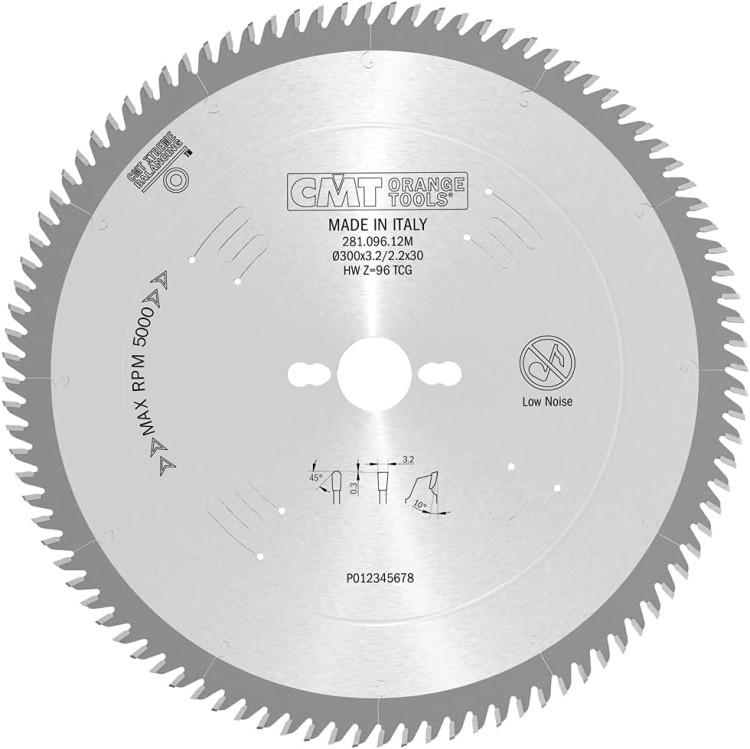 CMT Piła HM do płyty wiórowej / MDF 300x30x96Z