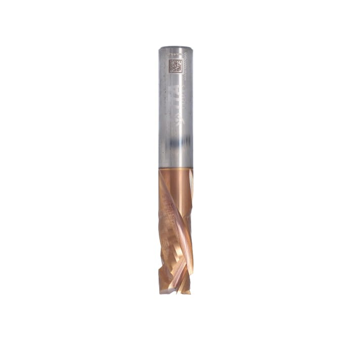 ITA TOOLS frez spiralny wykańczający do drewna / sklejki / MDF Z3+3 D12 I25 S12 mm / pozytyw+negatyw / Powłoka TiSiN®