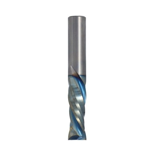 ITA TOOLS frez spiralny wykańczający do drewna / płyty / PCV Z2+2 D12 I35 S12 mm / pozytyw+negatyw / Powłoka Platinium®