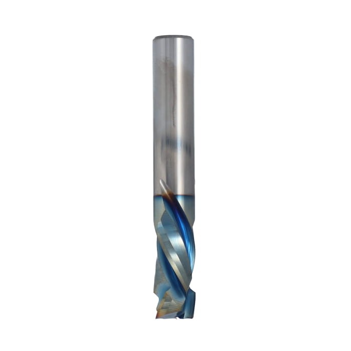 ITA TOOLS frez spiralny wykańczający do drewna / płyty / PCV Z3+3 D12 I25 S12 mm / pozytyw+negatyw / Powłoka Platinium®