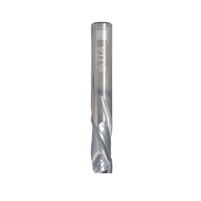 ITA TOOLS frez spiralny wykańczający do drewna / płyty / PCV Z3+3 D12 I25 L83 S12 mm / pozytyw+negatyw