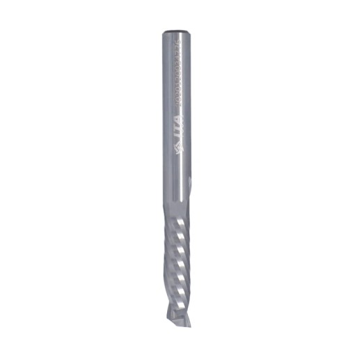 ITA TOOLS frez spiralny wykańczający do drewna / płyty / PCV Z2+2 D6 I22 L60 S6 mm / pozytyw+negatyw