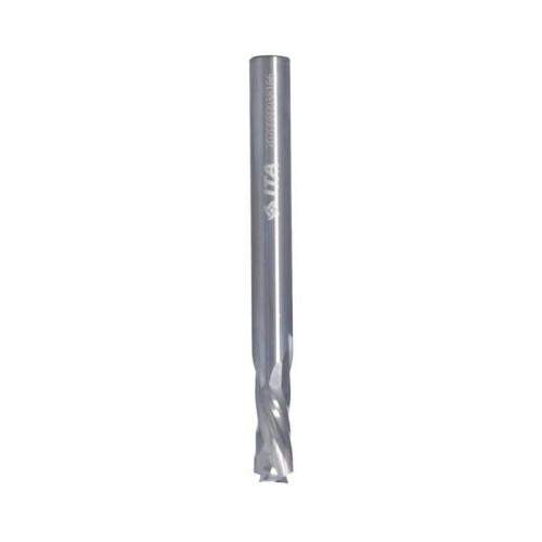 ITA TOOLS frez spiralny wykańczający do drewna / płyty / PCV Z2+2 D6 I12 L60 S6 mm / pozytyw+negatyw