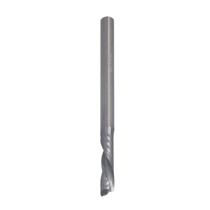 ITA TOOLS frez spiralny wykańczający do drewna / płyty / PCV Z1+1 D5 I22 L70 S5 mm / pozytyw+negatyw