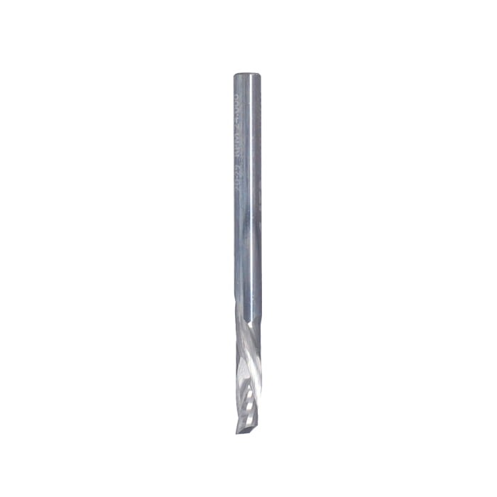 ITA TOOLS frez spiralny wykańczający do drewna / płyty / PCV Z1+1 D4 I15 L50 S4 mm / pozytyw+negatyw