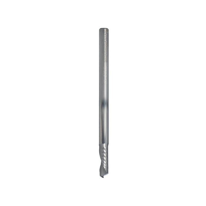 ITA TOOLS frez spiralny wykańczający do drewna / płyty / PCV Z1+1 D4 I12 L60 S4 mm / pozytyw+negatyw