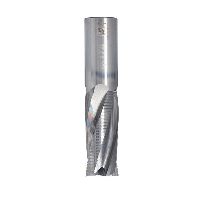 ITA TOOLS frez spiralny zgrubno wykańczający do drewna / płyty / PCV Z4 D20 I47 L90 S20 mm / pozytyw