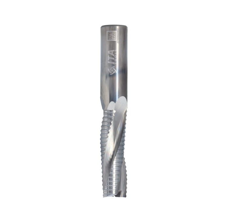 ITA TOOLS frez spiralny zgrubny do drewna / płyty / PCV Z3 D18 I55 L110 S18 mm / pozytyw