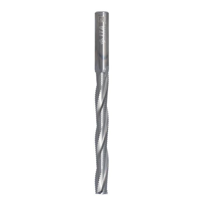 ITA TOOLS frez spiralny zgrubny do drewna / płyty / PCV Z3 D12 I100 L150 S12 mm / pozytyw