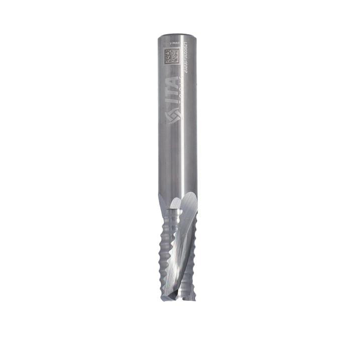 ITA TOOLS frez spiralny zgrubny do drewna / płyty / PCV Z3 D12 I25 L80 S12 mm / pozytyw