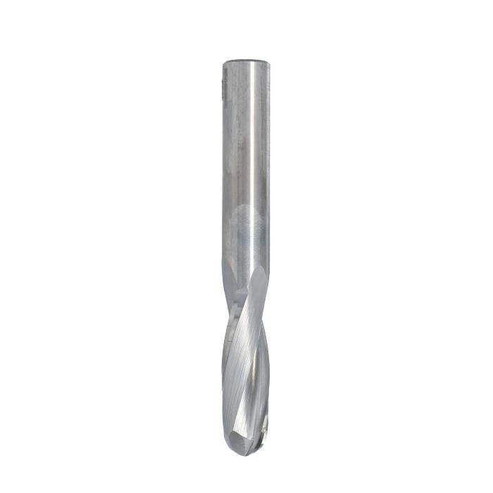 ITA TOOLS frez spiralny z kulistym czołem do drewna / płyty / PCV R5 D10 I32 L80 S10 mm