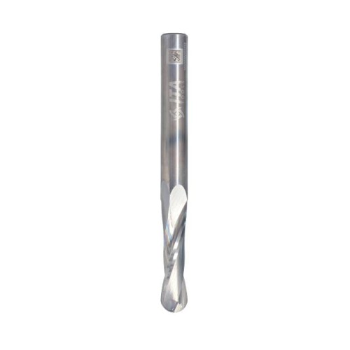 ITA TOOLS frez spiralny z kulistym czołem do drewna / płyty / PCV R4 D8 I32 L80 S8 mm