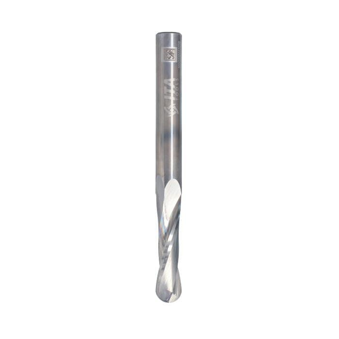 ITA TOOLS frez spiralny z kulistym czołem do drewna / płyty / PCV R4 D8 I32 L80 S8 mm