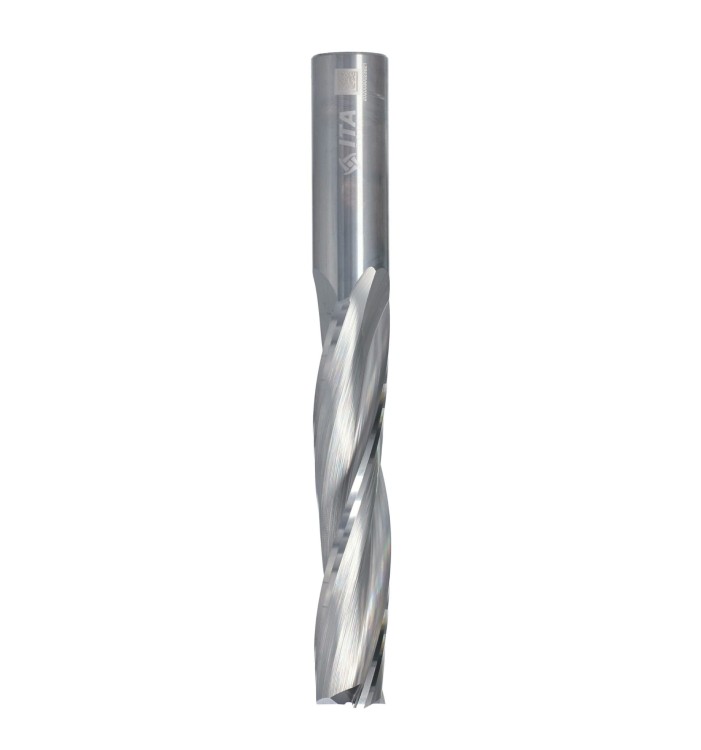 ITA TOOLS frez spiralny wykańczający do drewna / płyty / PCV Z3 D20 I102 L165 S20 mm / pozytyw