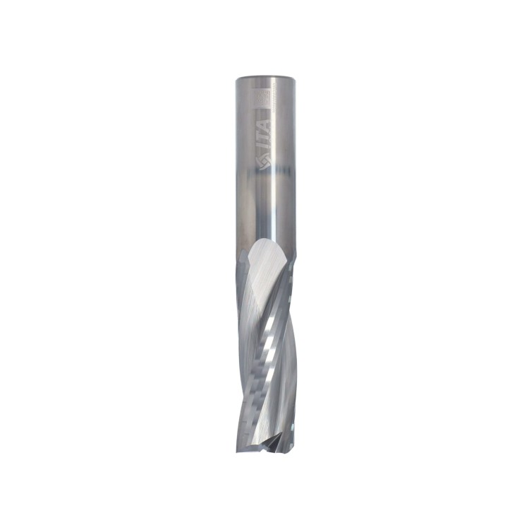 ITA TOOLS frez spiralny wykańczający do drewna / płyty / PCV Z3 D20 I60 L120 S20 mm / pozytyw