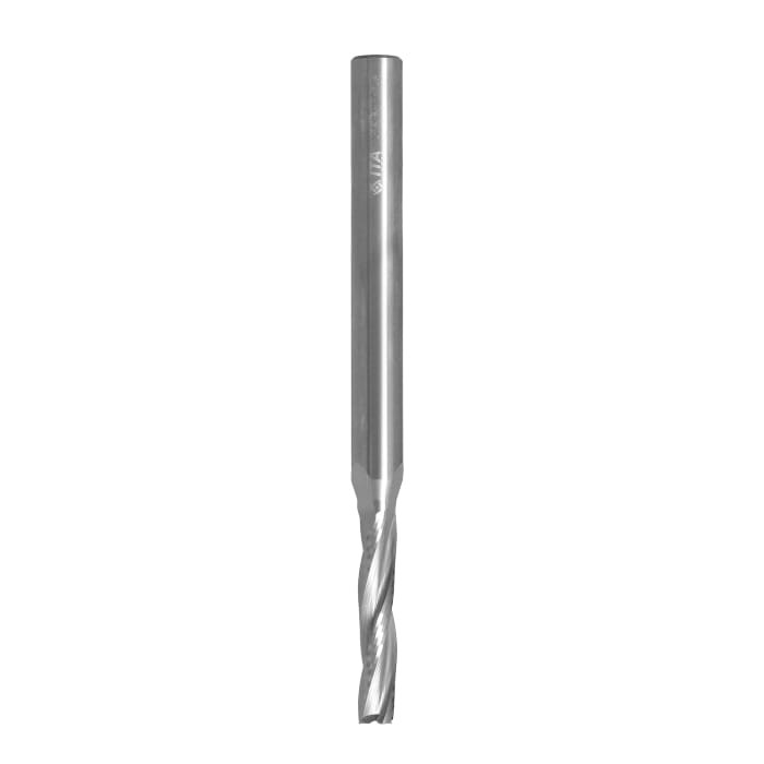 ITA TOOLS frez spiralny wykańczający do drewna / płyty / PCV Z3 D6 I30 L100 S8 mm / pozytyw