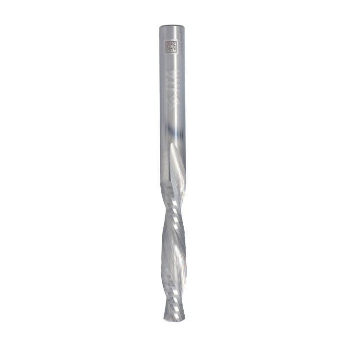ITA TOOLS frez spiralny wykańczający do drewna / płyty / PCV Z2 D8 I42 L90 S8 mm / negatyw