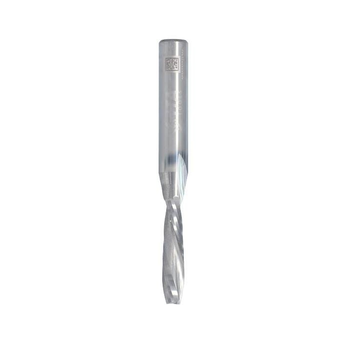 ITA TOOLS frez spiralny wykańczający do drewna / płyty / PCV Z2 D6 I27 L70 S8 mm / negatyw