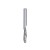 ITA TOOLS frez spiralny wykańczający do drewna / płyty / PCV Z2 D5 I17 L50 S5 mm / negatyw