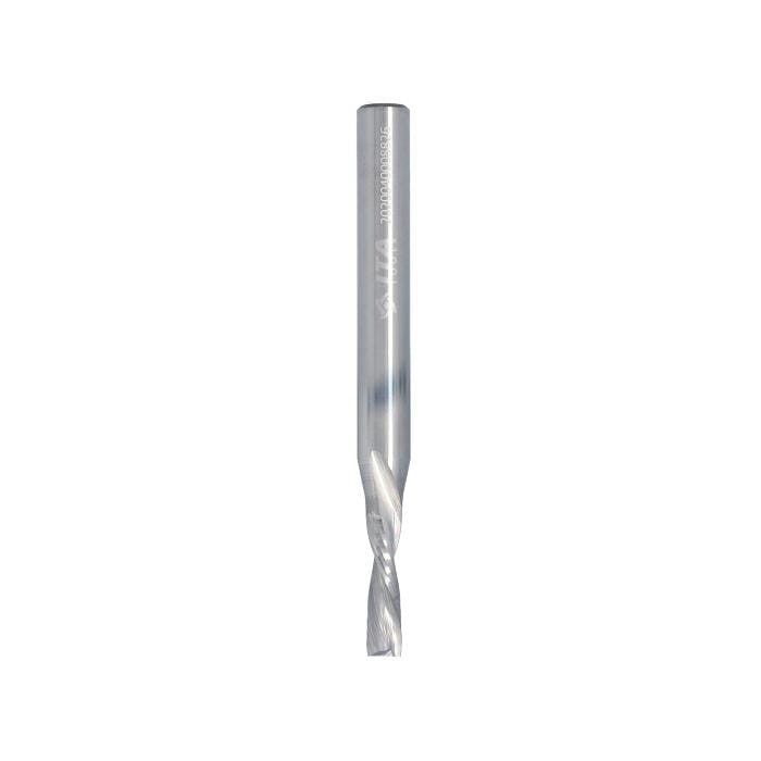 ITA TOOLS frez spiralny wykańczający do drewna / płyty / PCV Z2 D4 I15 L60 S6 mm / negatyw