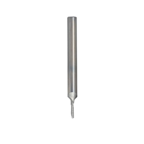 ITA TOOLS frez spiralny wykańczający do drewna / płyty / PCV Z2 D2 I8 L60 S6 mm / negatyw