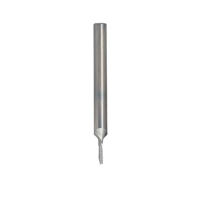 ITA TOOLS frez spiralny wykańczający do drewna / płyty / PCV Z2 D2 I8 L60 S6 mm / negatyw