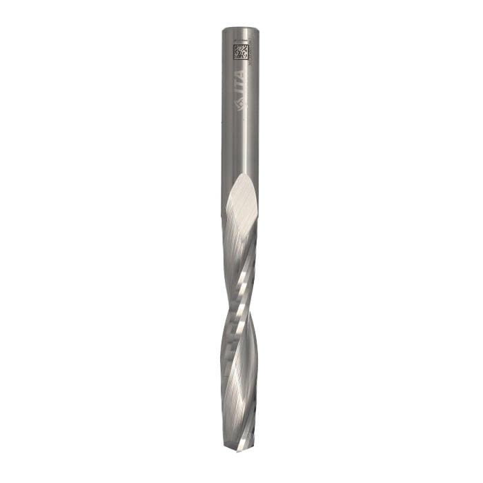 ITA TOOLS frez spiralny wykańczający do drewna / płyty / PCV Z2 D10 I60 L110 S10 mm / pozytyw