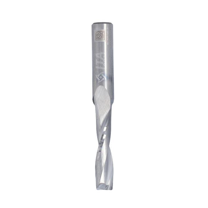 ITA TOOLS frez spiralny wykańczający do drewna / płyty / PCV Z2 D10 I42 L90 S12 mm / pozytyw