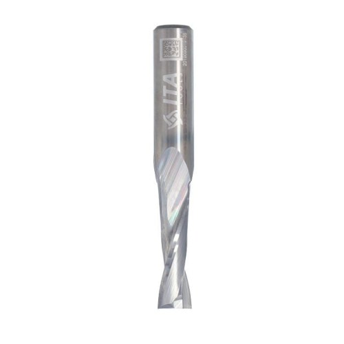 ITA TOOLS frez spiralny wykańczający do drewna / płyty / PCV Z2 D10 I32 L83 S12 mm / pozytyw