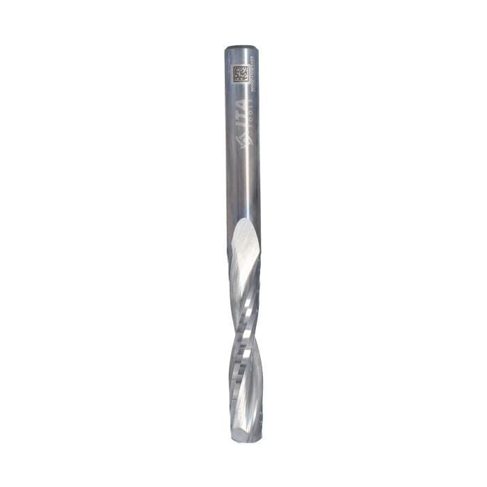 ITA TOOLS frez spiralny wykańczający do drewna / płyty / PCV Z2 D8 I42 L90 S8 mm / pozytyw