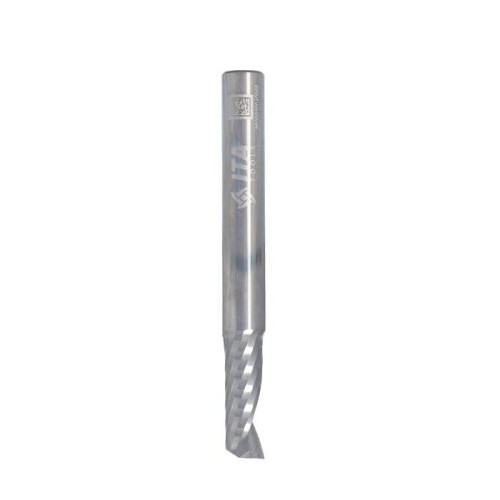 ITA TOOLS frez spiralny wykańczający do drewna / płyty / PCV Z1 D8 I22 L70 S8 mm / pozytyw