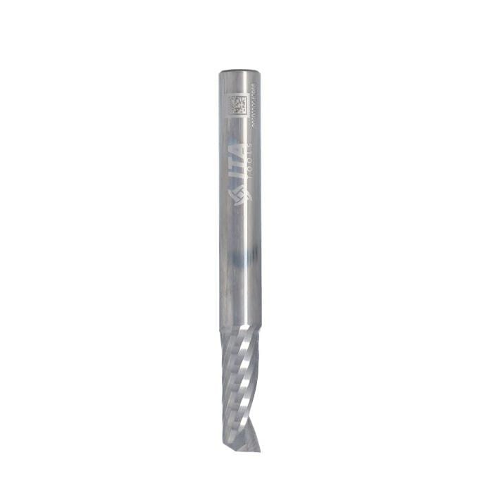 ITA TOOLS frez spiralny wykańczający do drewna / płyty / PCV Z1 D8 I22 L70 S8 mm / pozytyw