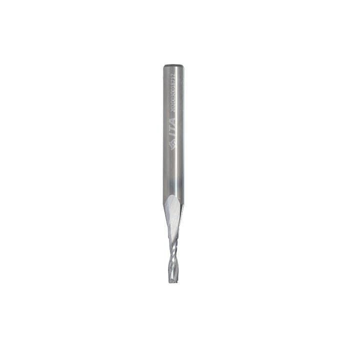 ITA TOOLS frez spiralny wykańczający do drewna / płyty / PCV Z2 D3 I12 L60 S6 mm / pozytyw