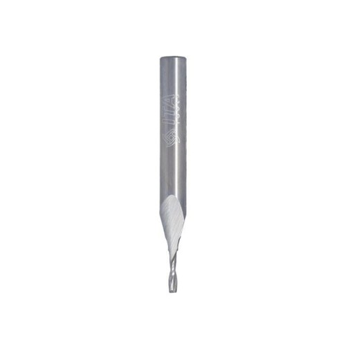 ITA TOOLS frez spiralny wykańczający do drewna / płyty / PCV Z2 D2 I9 L50 S6 mm / pozytyw