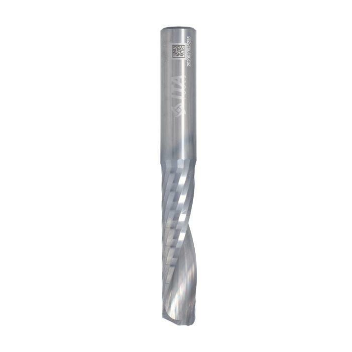 ITA TOOLS frez spiralny wykańczający do drewna / płyty / PCV Z1 D10 I42 L80 S10 mm / pozytyw