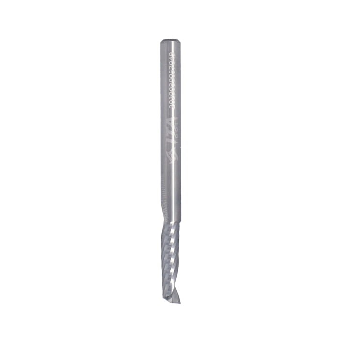 ITA TOOLS frez spiralny wykańczający do drewna / płyty / PCV Z1 D4 I15 L50 S4 mm / pozytyw