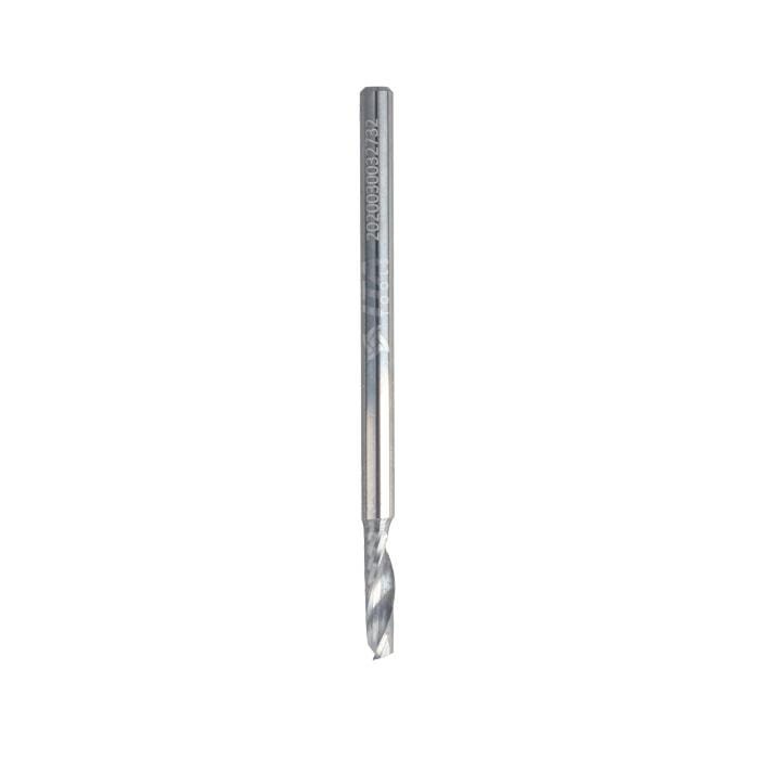 ITA TOOLS frez spiralny wykańczający do drewna / płyty / PCV Z1 D3 I12 L50 S3 mm / pozytyw