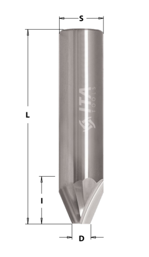 ITA TOOLS frez VHM do fazowania pianki Z2 D16 I6 S16 mm / 30°