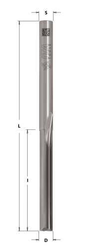 ITA TOOLS frez VHM do pianki Z2 D12 I70 S12 mm / ostrze proste