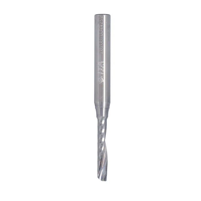 ITA TOOLS frez spiralny Z1 D5 I6 L60 S6 mm / PCV / łagodny kąt spirali / Pozytyw