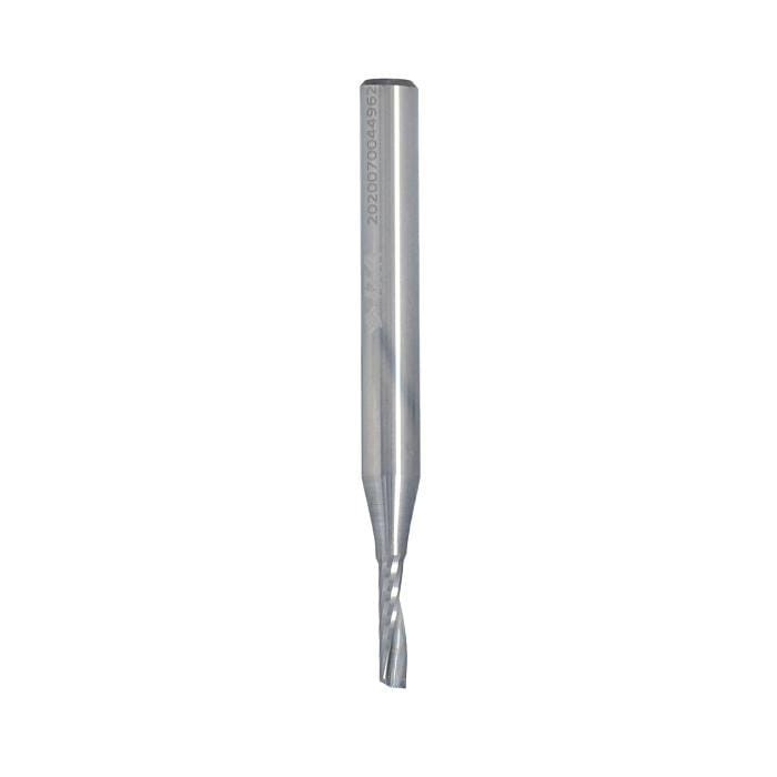 ITA TOOLS frez spiralny Z1 D3 I12 L60 S6 mm / PCV / łagodny kąt spirali / Pozytyw
