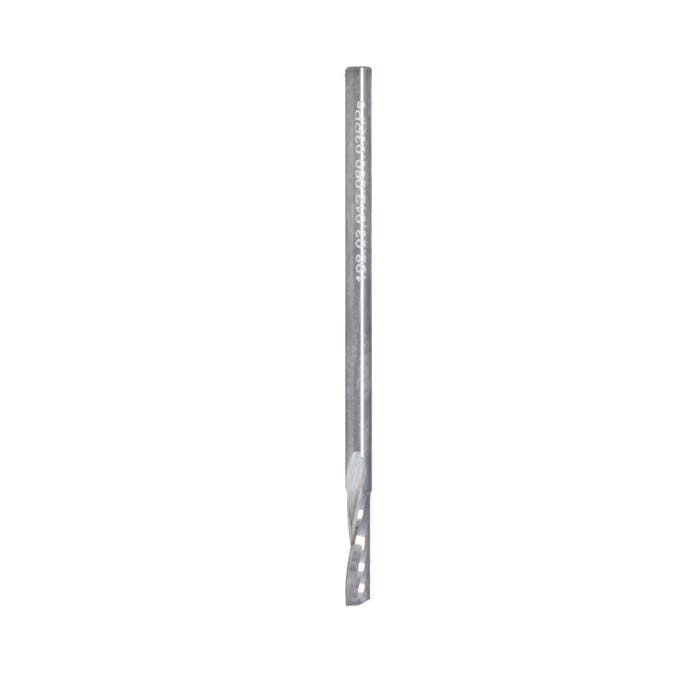 ITA TOOLS frez spiralny Z1 D3 I12 L60 S3 mm / PCV / łagodny kąt spirali / Pozytyw