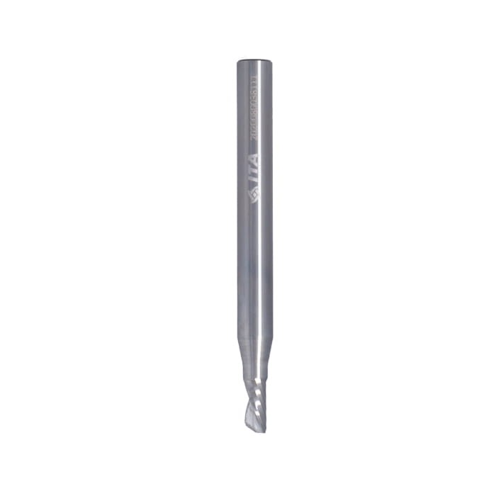 ITA TOOLS frez spiralny Z1 D4 I8 L60 S6 mm / PCV / Tworzywa sztuczne / Negatyw