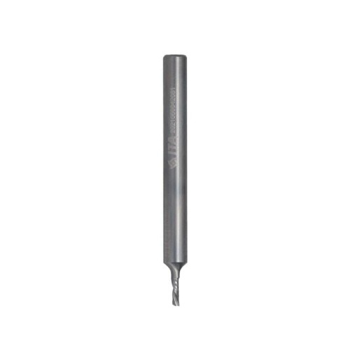 ITA TOOLS frez spiralny Z1 D2 I6 L60 S6 mm / PCV / Tworzywa sztuczne / Negatyw