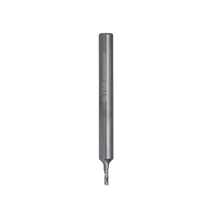 ITA TOOLS frez spiralny Z1 D2 I6 L60 S6 mm / PCV / Tworzywa sztuczne / Negatyw