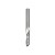 ITA TOOLS frez spiralny Z1 D6 I22 L60 S6 mm / PCV / Tworzywa sztuczne / Pozytyw