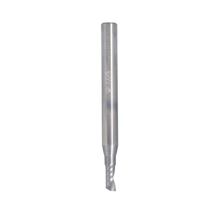 ITA TOOLS frez spiralny Z1 D4 I8 L60 S6 mm / PCV / Tworzywa sztuczne / Pozytyw