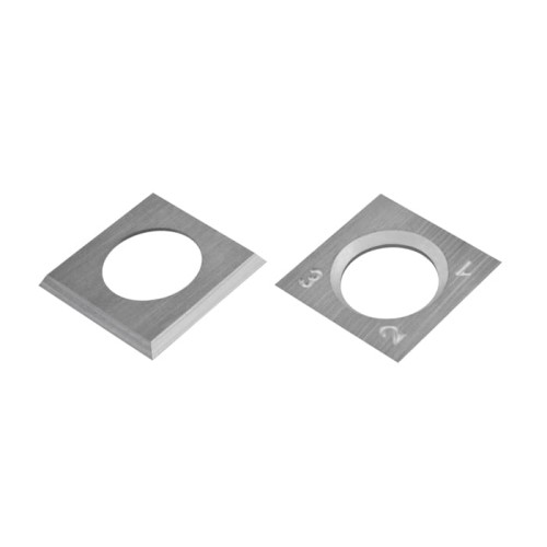 Noże wymienne HM 14x14x2 mm /4-stronne HC05 / 10 szt. / otwór fazowany