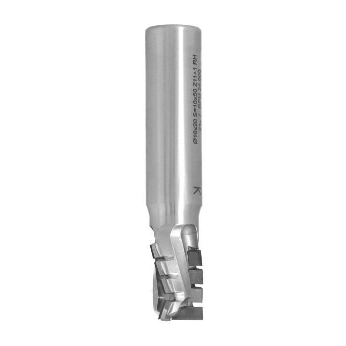ITA TOOLS frez diamentowy TURBO Z3+1 D16 I20 L81 S16 mm / 3 spirale / korpus STAL