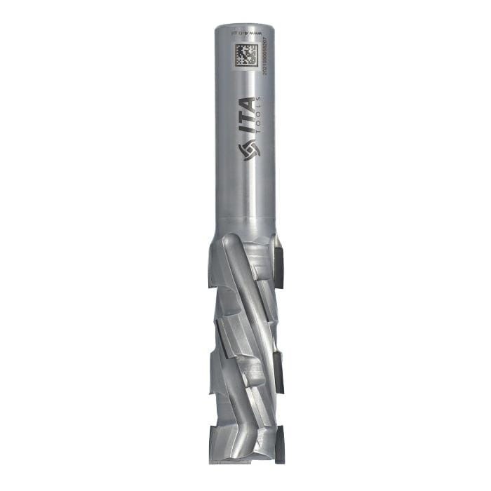 ITA TOOLS frez diamentowy Z2+1 D20 I55 L115 S16 mm / 4 spirale / korpus STAL